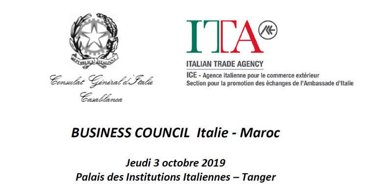 Business council Italie Maroc